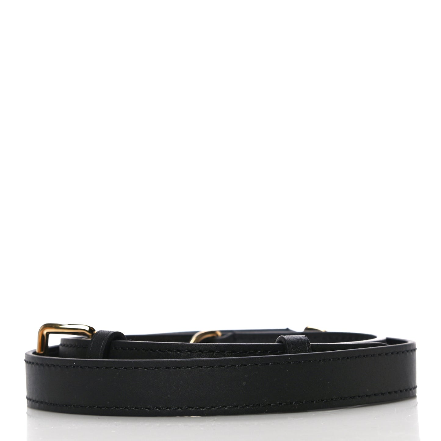 Calfskin Adjustable Shoulder Strap Black