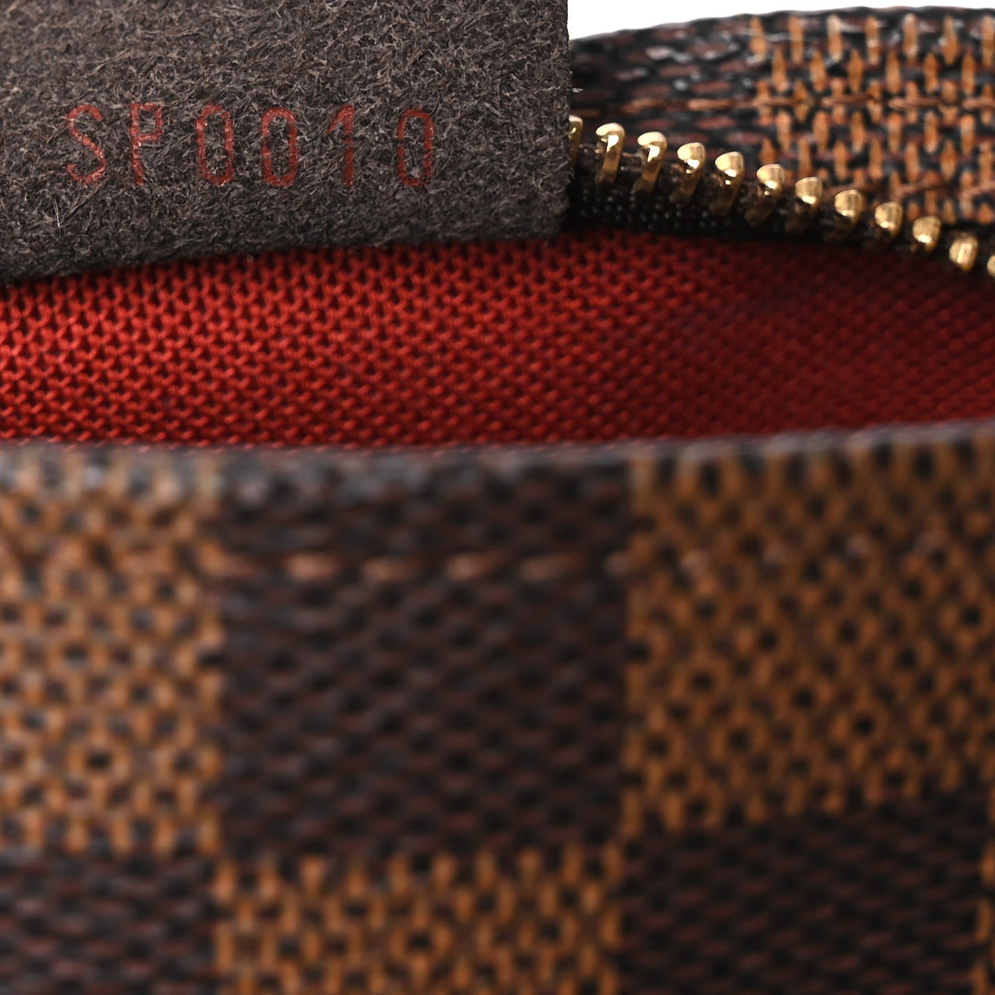 Damier Ebene Trousse Make Up Bag Pochette