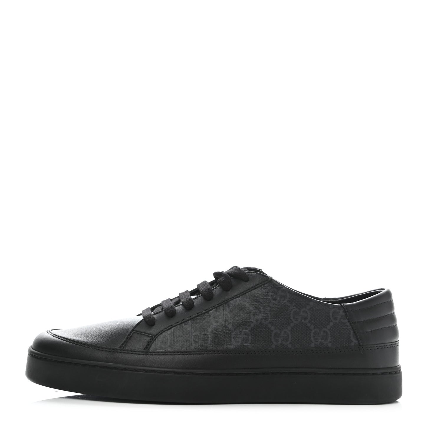 GG Supreme Monogram Mens Sneakers 8 Black