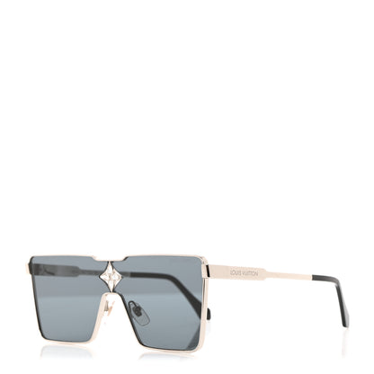Louis Vuitton Acetate Swarovski Crystal Cyclone Sunglasses Z1899U Black 1 of 7
