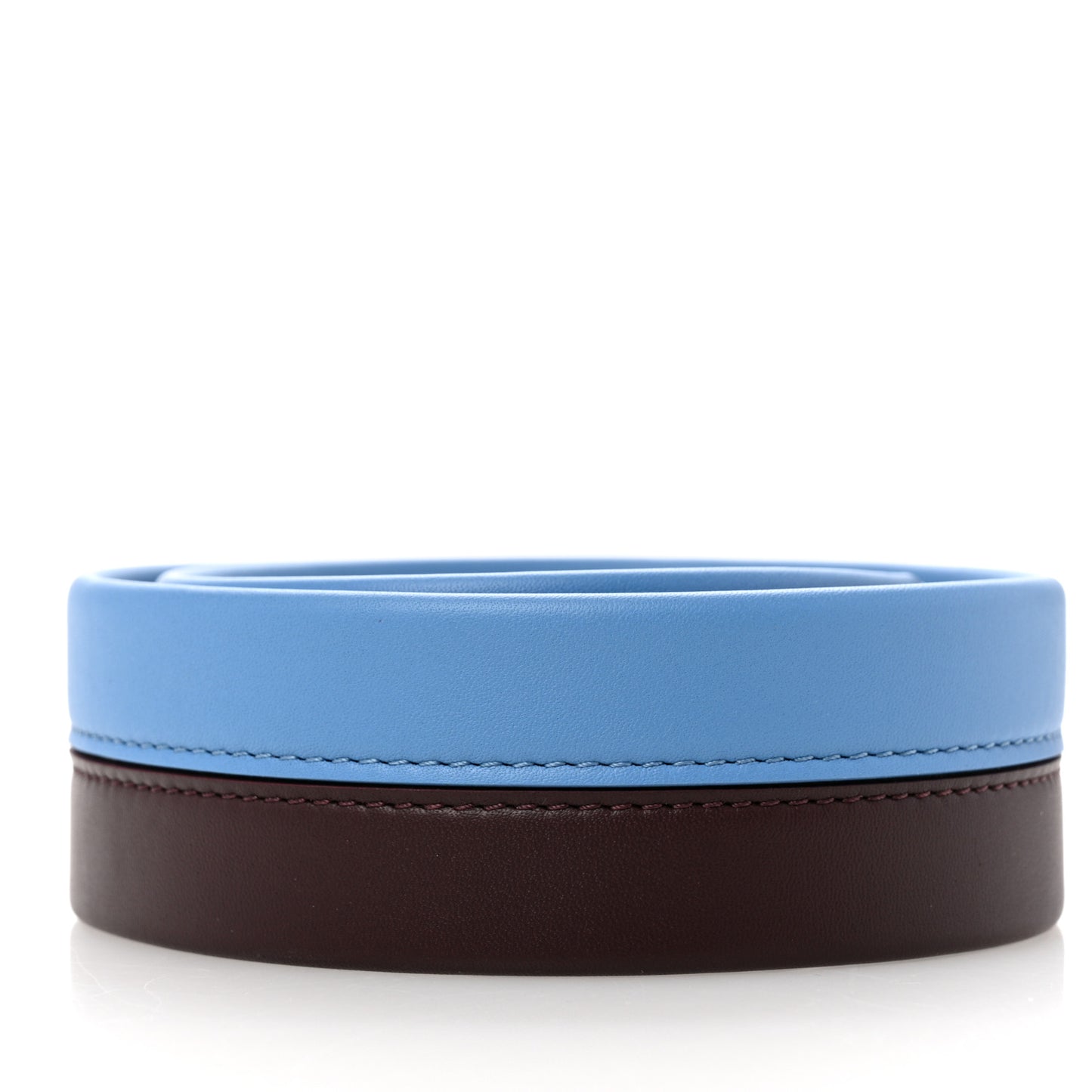 Calfskin Cluny MM Shoulder Strap Blue Glacial