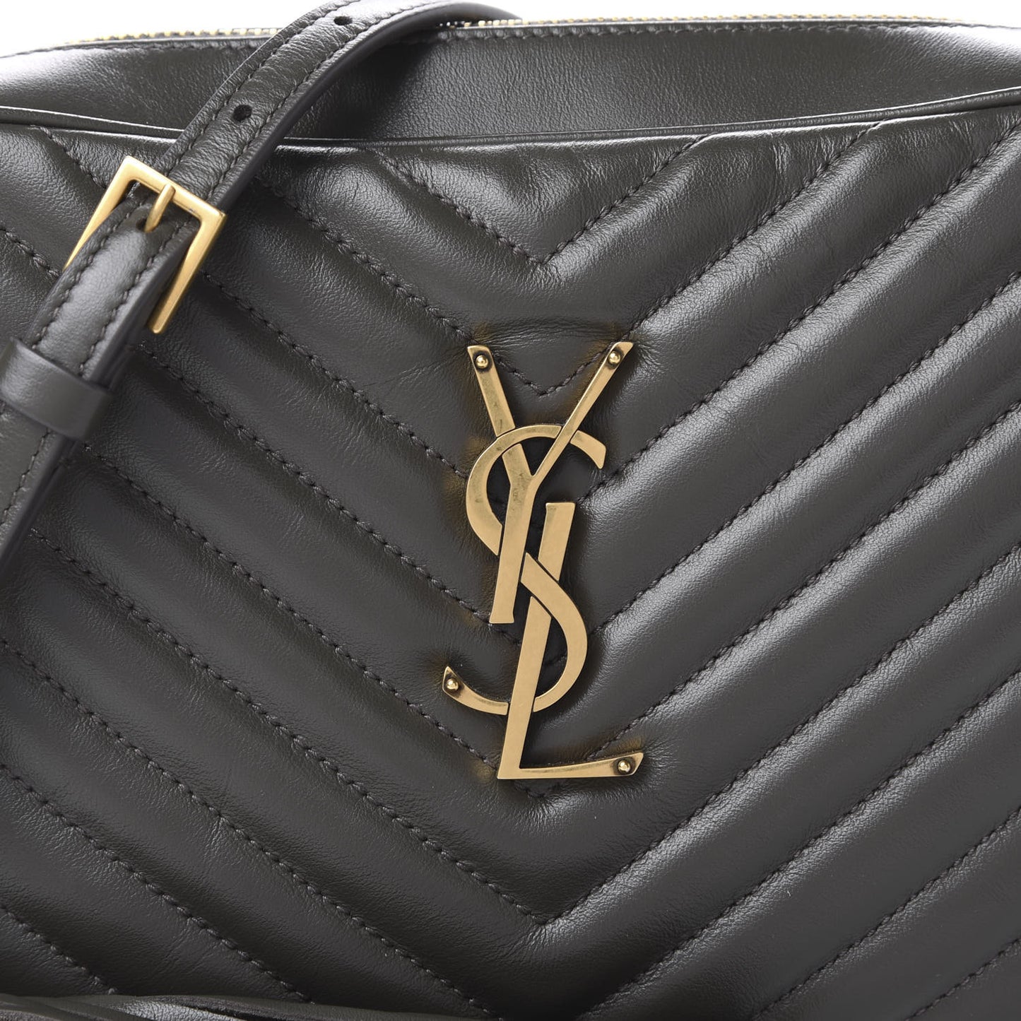 Calfskin Matelasse Monogram Lou Camera Bag Sea Pebble