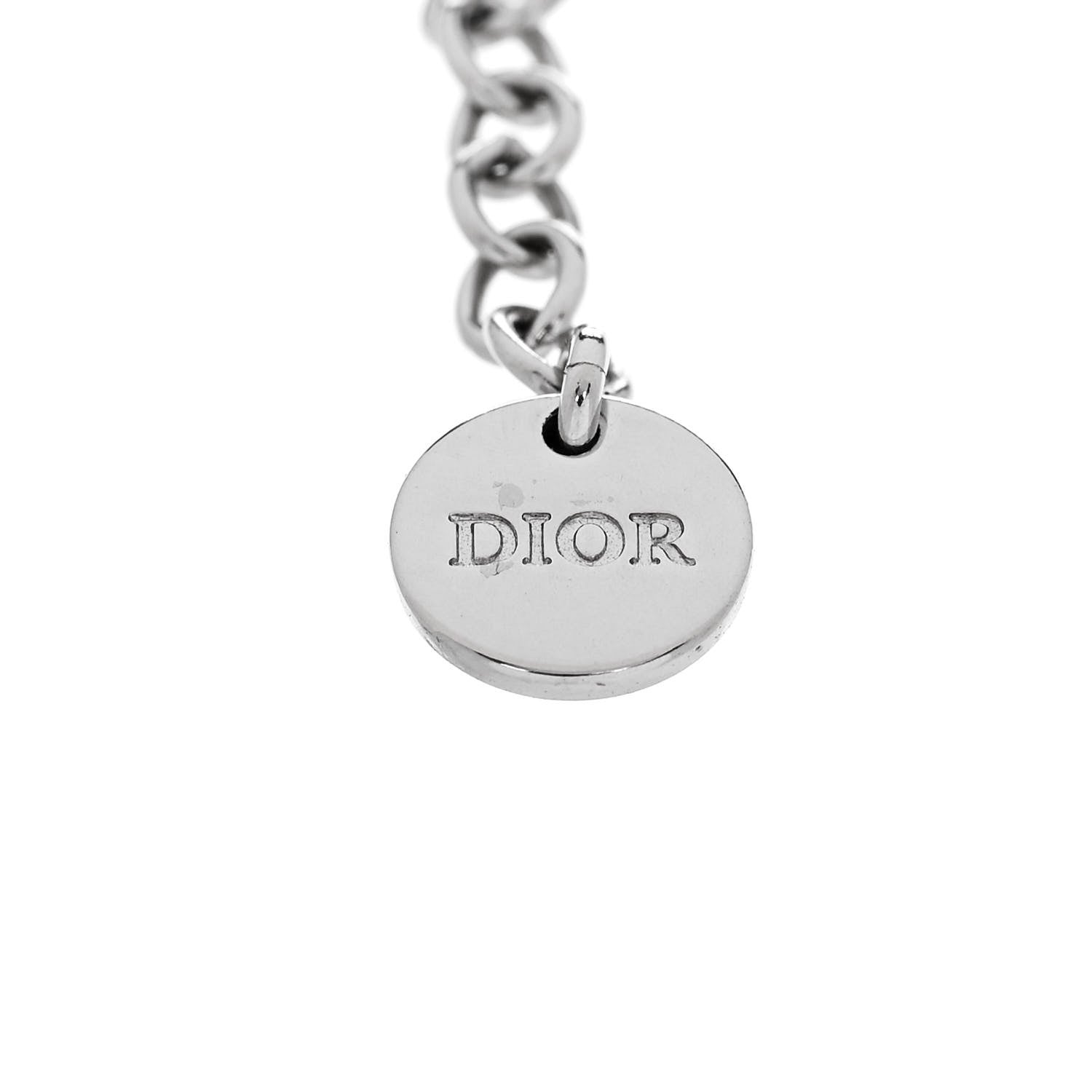 Christian Dior Crystal CD Bracelet Silver 5 of 5