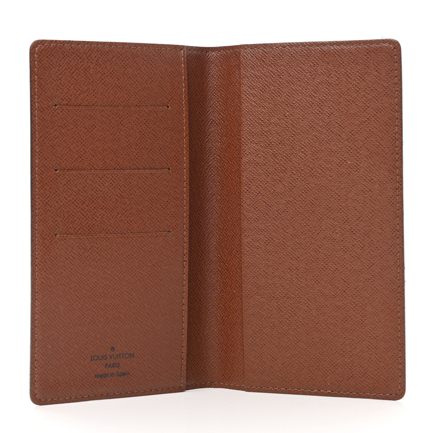 Louis Vuitton Monogram Checkbook Holder Case Wallet 5 of 9