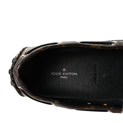 Louis Vuitton Patent Reverse Monogram Gloria Loafers 37.5 7 of 7