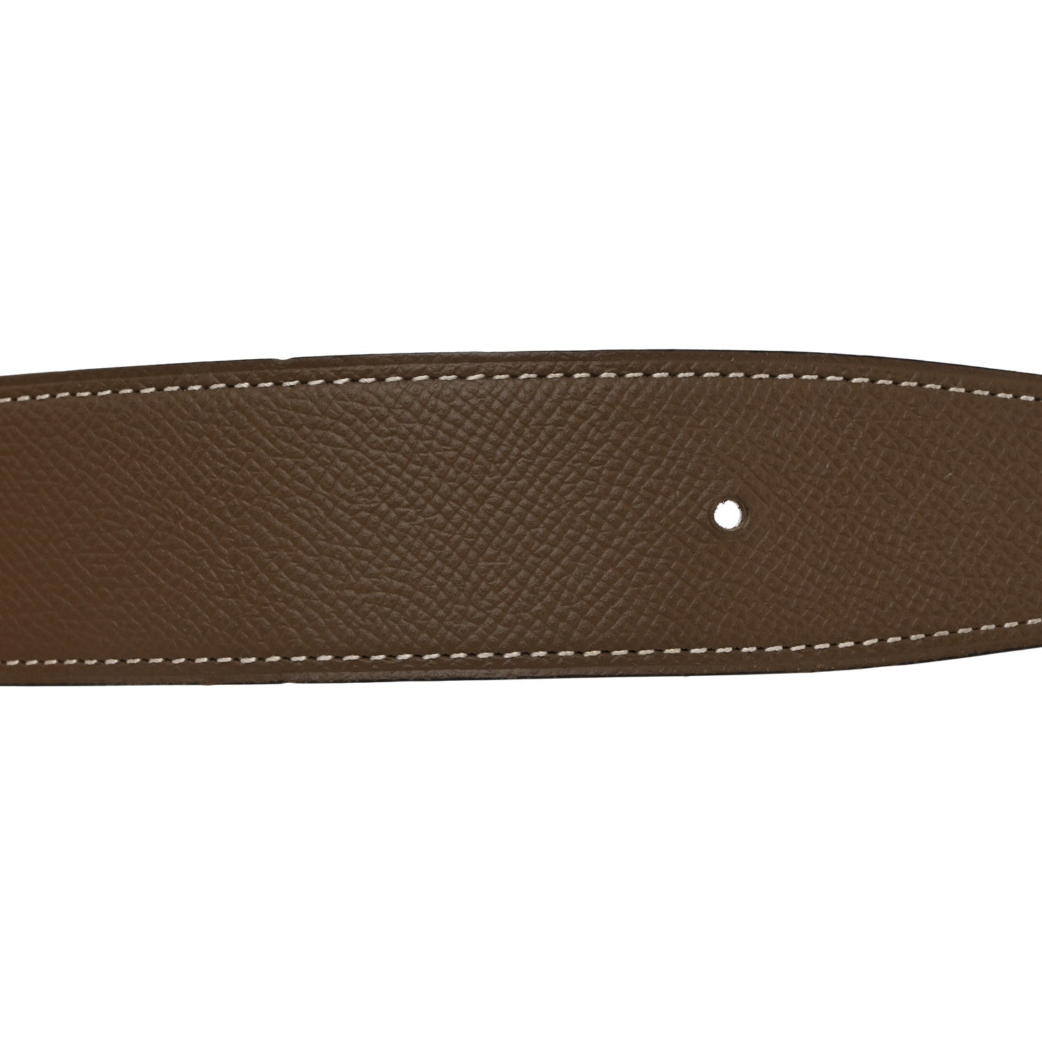 Hermes Epsom 32mm H Belt 100 40 Etoupe White 7 of 8