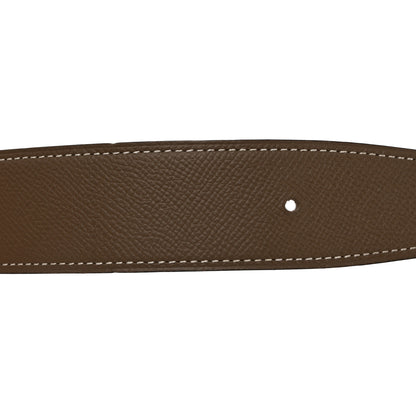 Hermes Epsom 32mm H Belt 100 40 Etoupe White 7 of 8