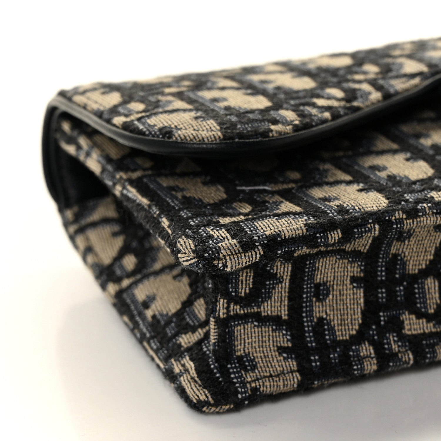 Christian Dior Oblique Saddle Belt Bag Blue 6 of 7