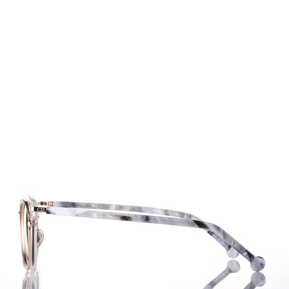 Christian Dior Origins2 Round Marble Sunglasses Rose Gold 3 of 10