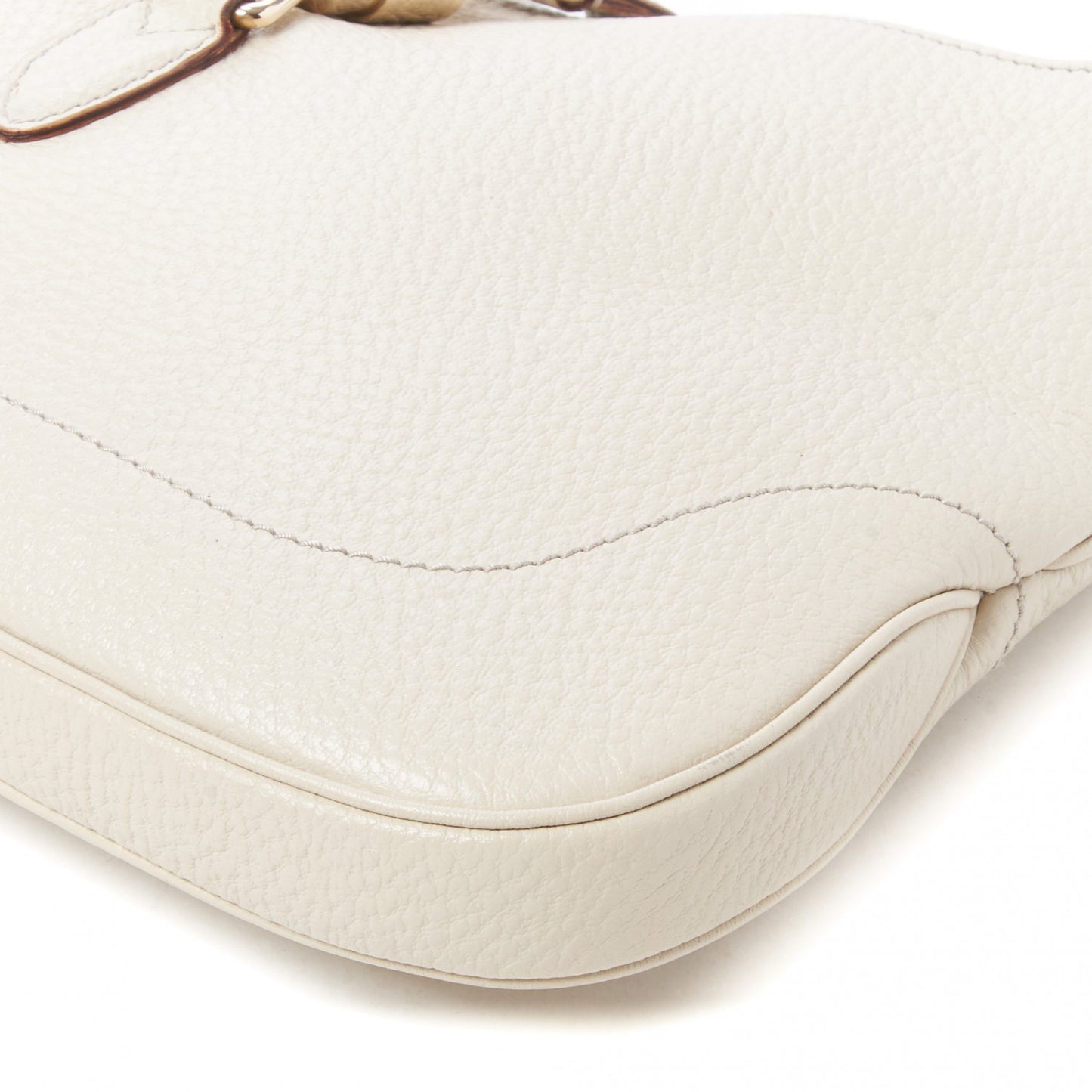 Calfskin Small Jackie O Hobo White