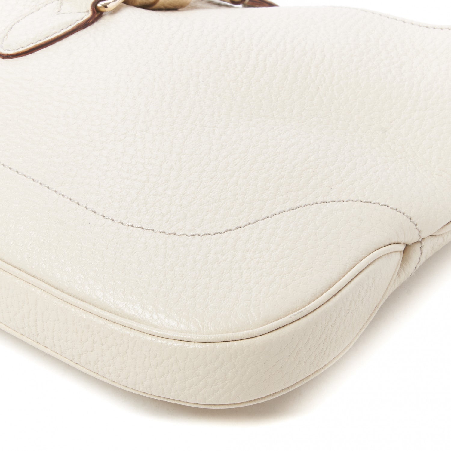 Gucci Calfskin Small Jackie O Hobo White 4 of 9