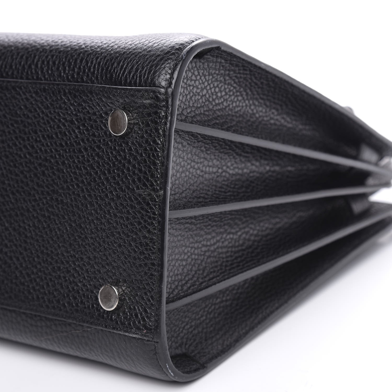 Saint Laurent Grained Calfskin Small Sac De Jour Black 10 of 11