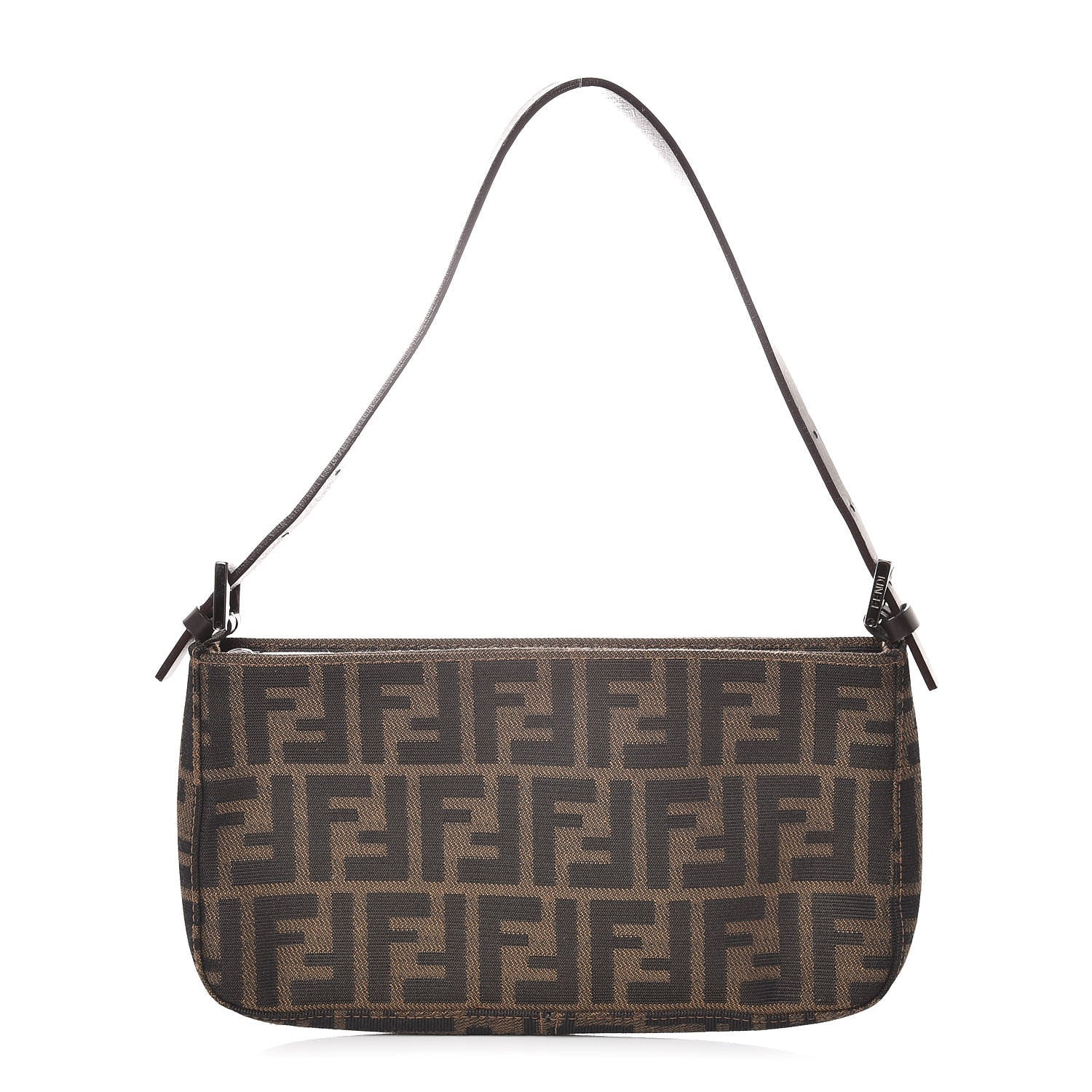 Fendi Zucca Small Shoulder Bag Tobacco 1 of 10