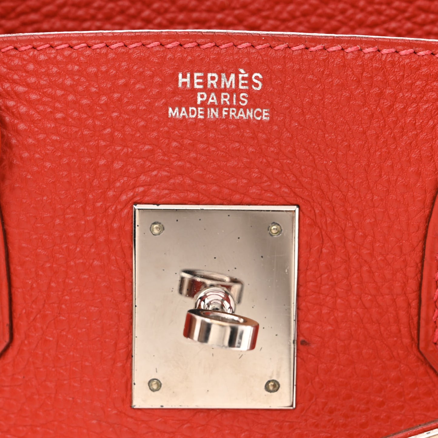 Togo Birkin 30 Vermillion