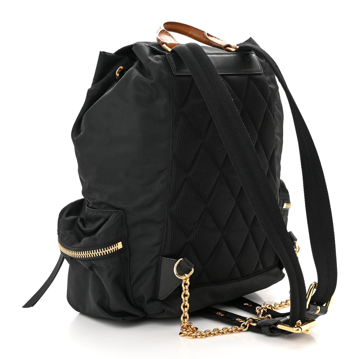 Burberry Nylon Medium Rucksack Backpack Black 3 of 10