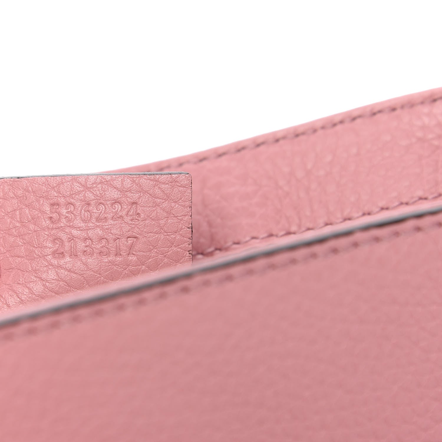 Gucci Pebbled Calfskin Medium Soho Flap Crossbody Pink 9 of 10