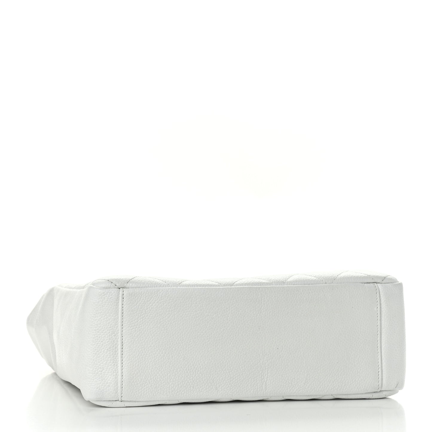 Caviar Petit Shopping Tote PST White