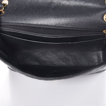 Chanel Caviar Quilted Maxi Single Flap Black 6 of 8