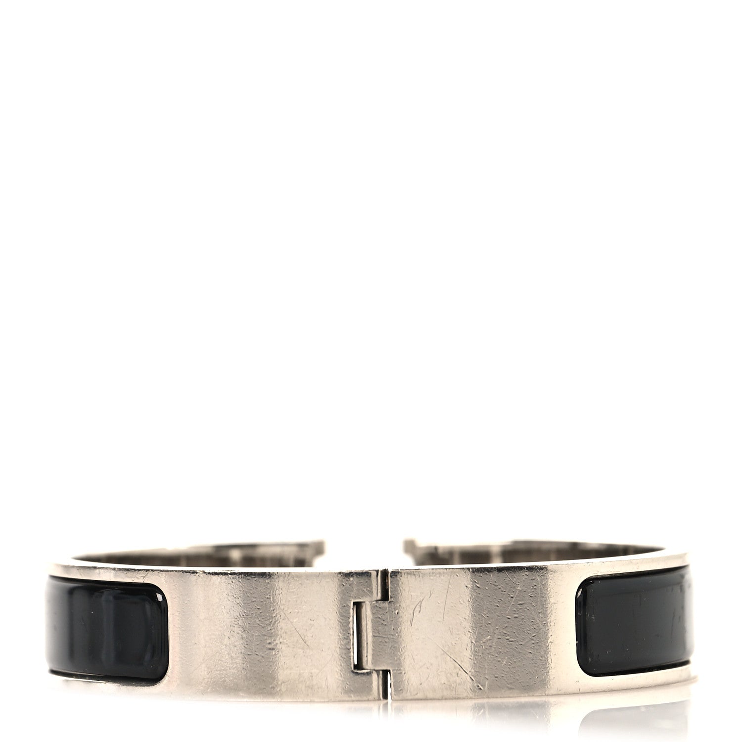 Hermes Enamel Narrow Clic Clac H Bracelet PM Black 3 of 4