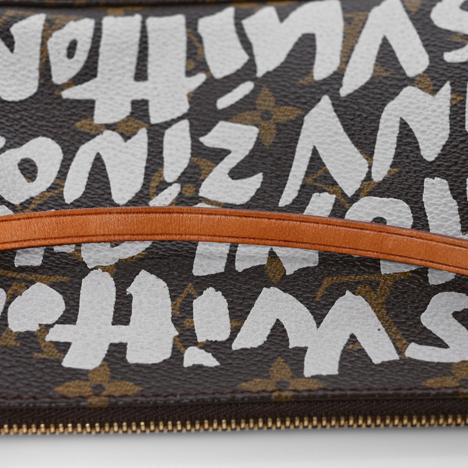 Louis Vuitton Monogram Graffiti Pochette Accessories Silver 9 of 9