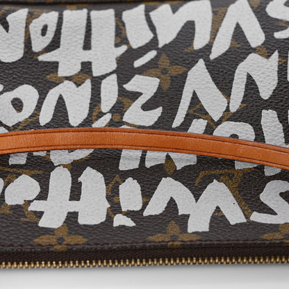 Louis Vuitton Monogram Graffiti Pochette Accessories Silver 9 of 9