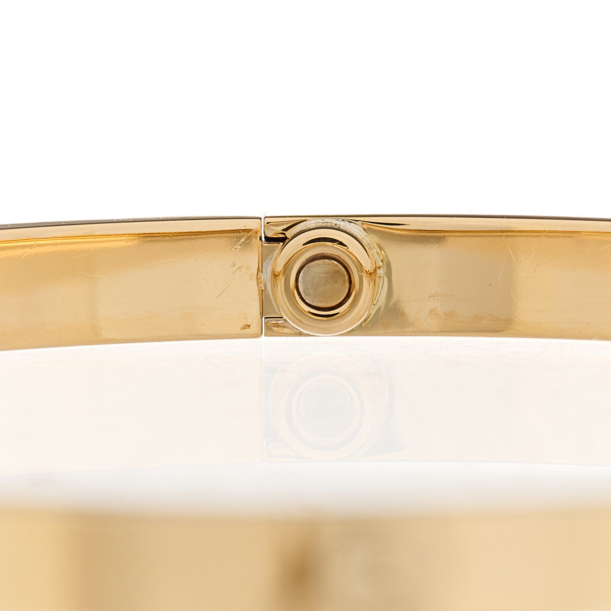 18K Yellow Gold Small LOVE Bracelet 17