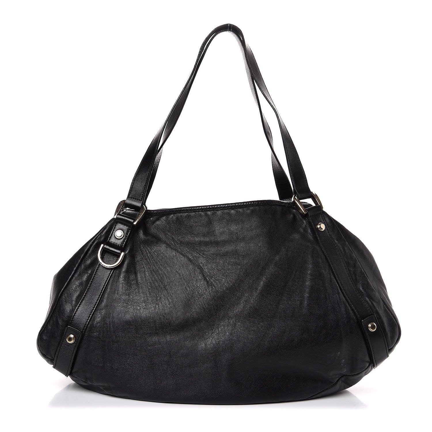 Gucci Calfskin Medium Abbey Shoulder Bag Black 1 of 9