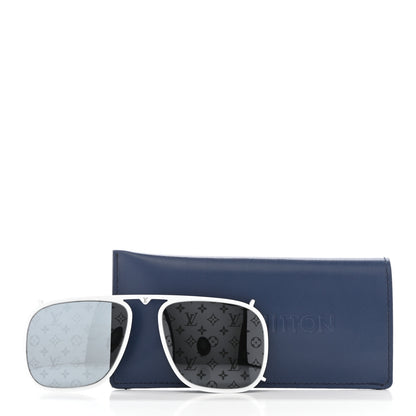 Louis Vuitton Monogram Satellite Clip-On Lenses White 4 of 4