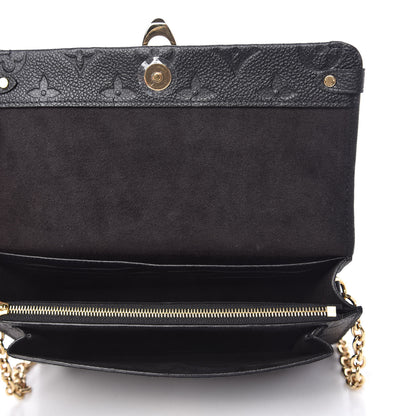 Louis Vuitton Empreinte Vavin Chain Wallet Black 5 of 10