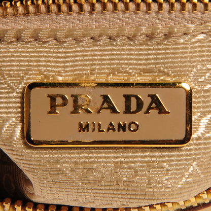 Prada Saffiano Colour Bi-Color Pochette Ananas Talco 5 of 9