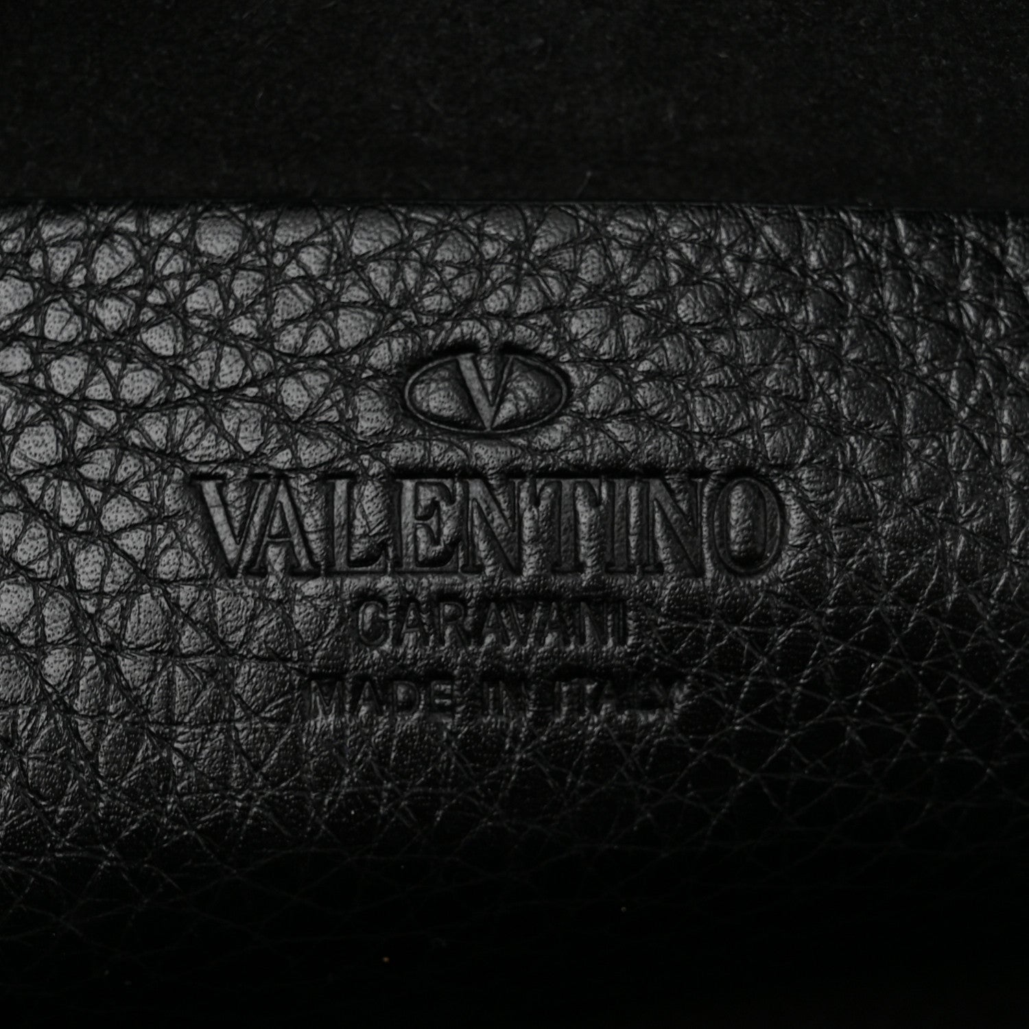 Valentino Garavani Pebbled Calfskin Rockstud Camera Crossbody Bag Black 6 of 9