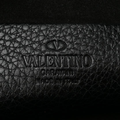 Valentino Garavani Pebbled Calfskin Rockstud Camera Crossbody Bag Black 6 of 9
