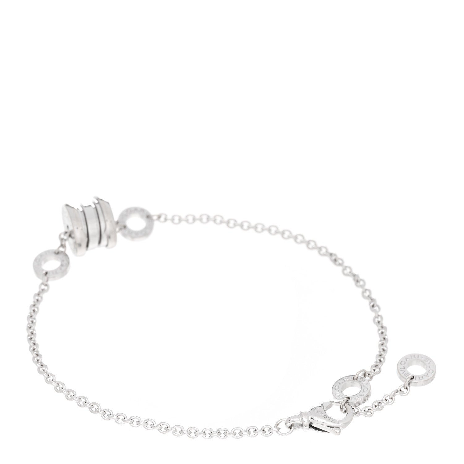Bulgari 18K White Gold B.Zero1 Bracelet 2 of 7