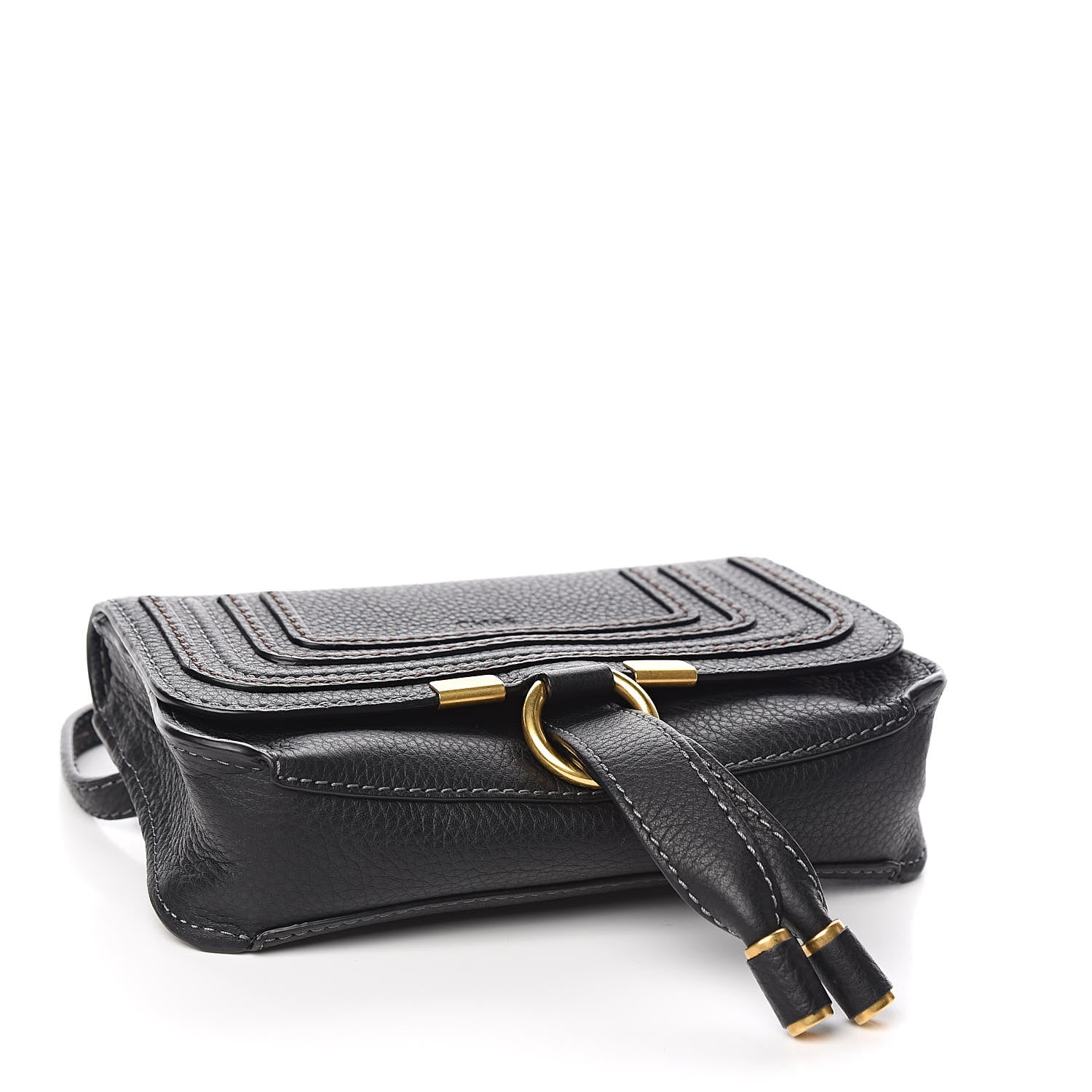 Chloe Calfskin Marcie Convertible Belt Bag Black 4 of 12
