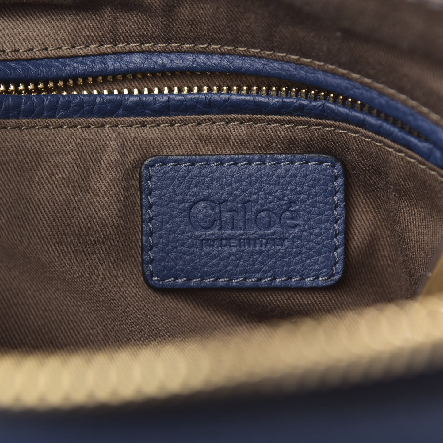 Calfskin Medium Marcie Satchel Royal Navy
