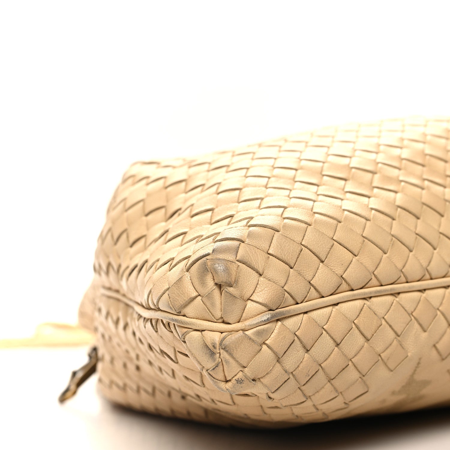 Bottega Veneta Nappa Intreciatto Butterfly Farfalle Tote Cream 9 of 11