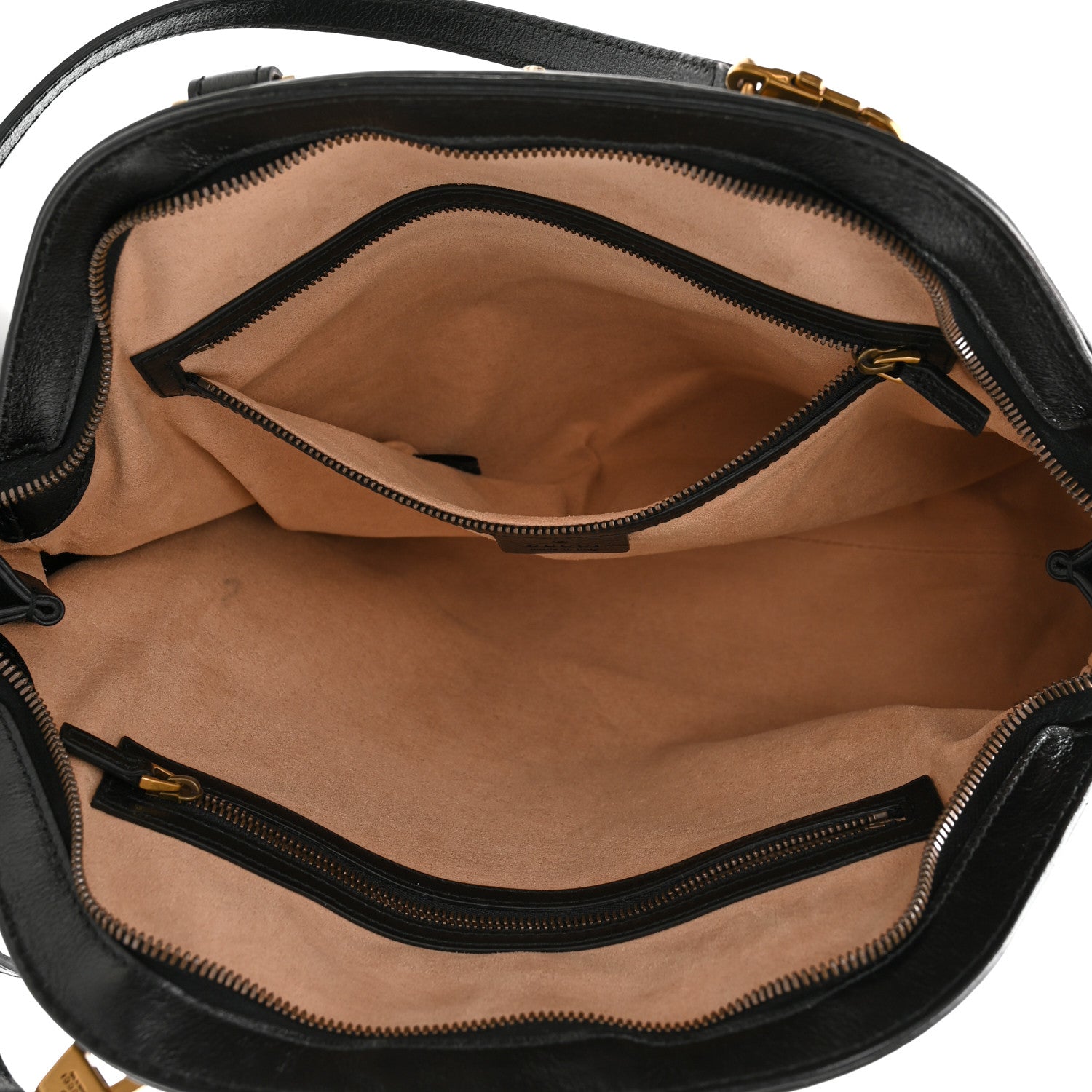 Gucci Calfskin Medium Re(Belle) Top Handle Bag Black 5 of 10