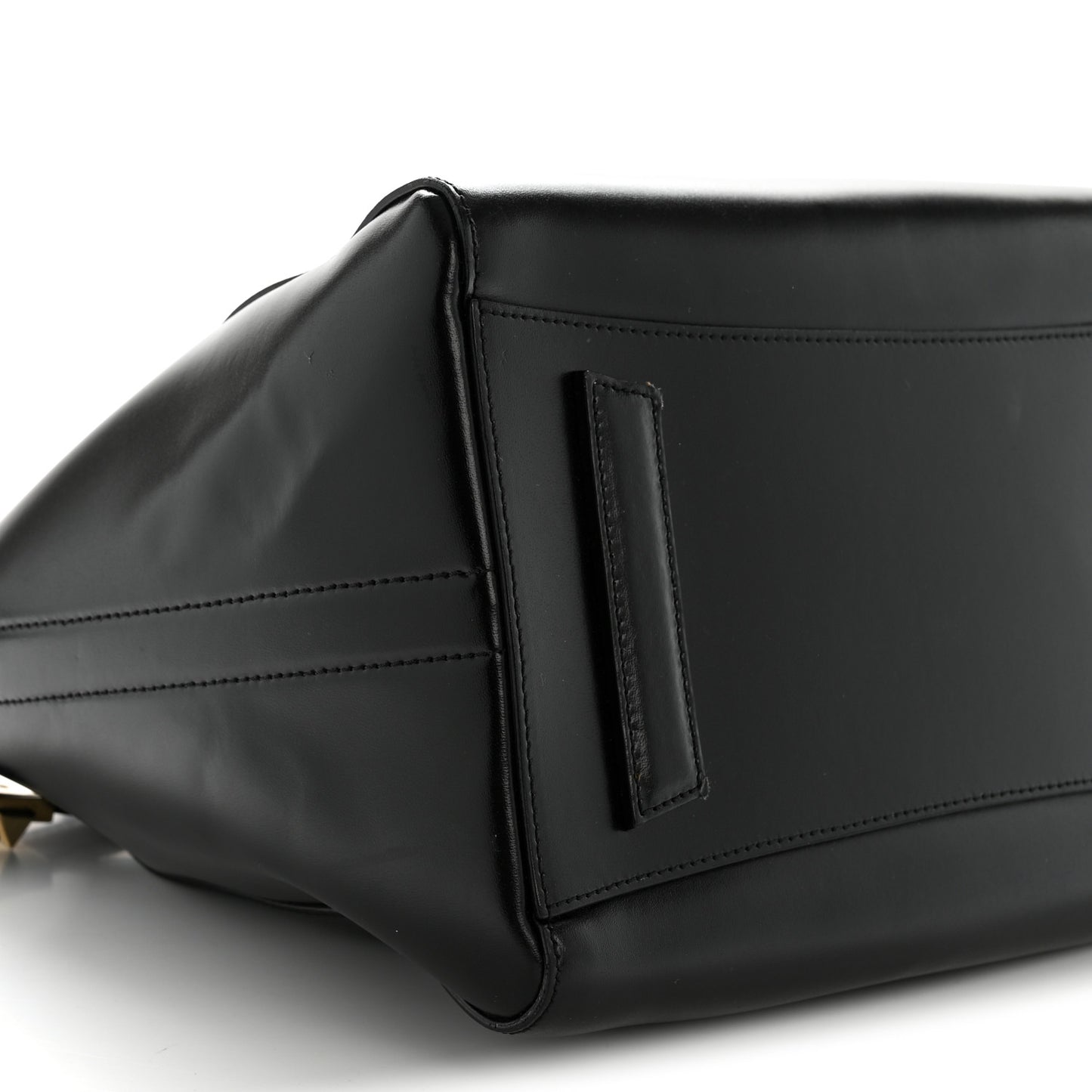 Shiny Lord Calfskin Medium Antigona Black