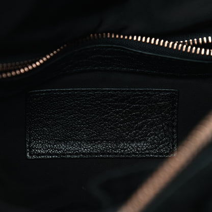 Alexander Wang Pebbled Lambskin Rocco Black Rose Gold Hardware 5 of 9