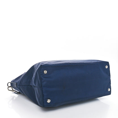 Prada Tessuto Nylon Saffiano Tote Baltico 4 of 9