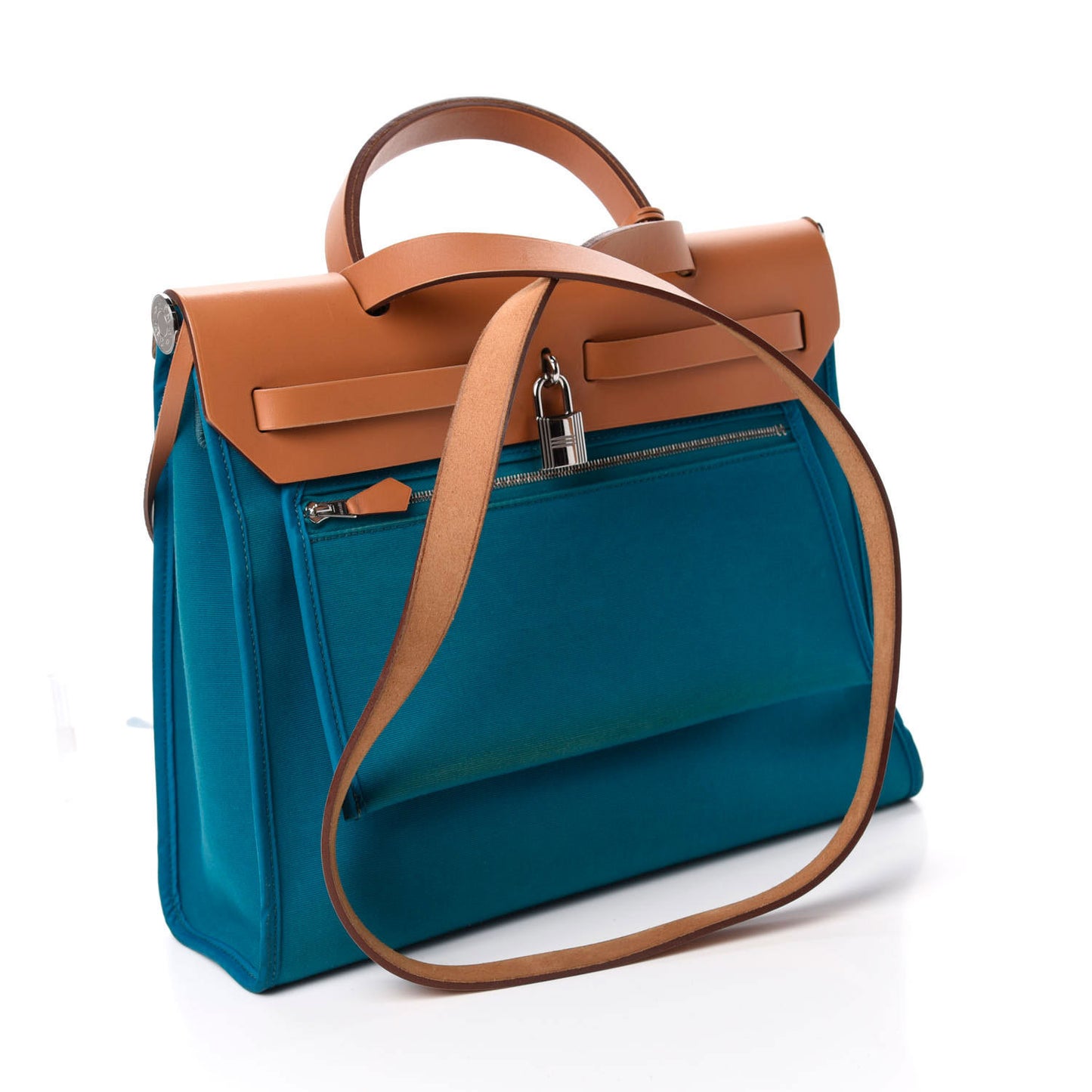 Vache Hunter Toile Herbag Zip 31 PM Bleu Natural