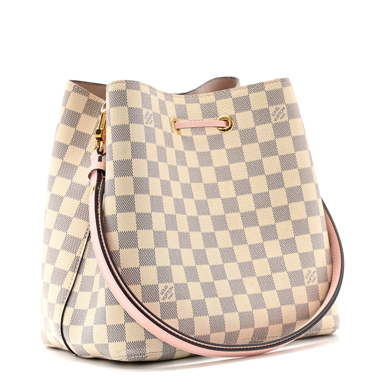 Louis Vuitton Damier Azur Neonoe MM Eau De Rose 3 of 12
