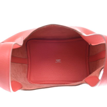 Hermes Taurillon Clemence Picotin Lock 18 PM Rose Jaipur 5 of 8