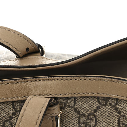 Gucci GG Supreme Monogram Medium Nice Tote Beige 12 of 15