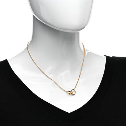 Cartier 18K Yellow Gold Interlocking LOVE Necklace 2 of 5