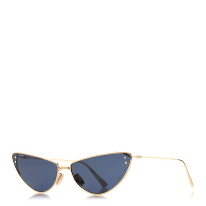 Christian Dior Cat Eye Miss Dior B1U Sunglasses Blue Light Gold 1 of 9