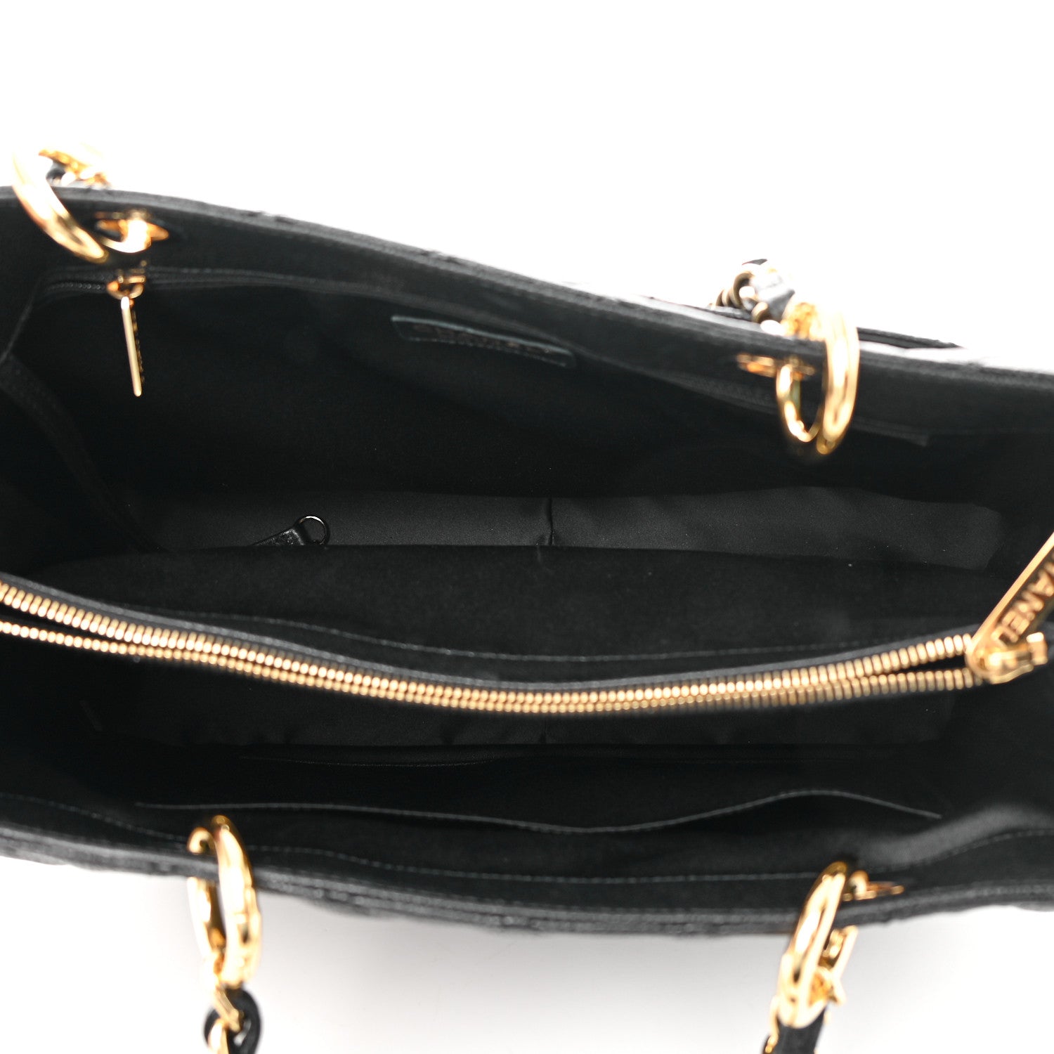 Chanel Caviar Quilted Grand Shopping Tote GST Black 5 of 13