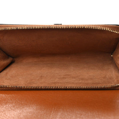 Christian Dior Goatskin Double Saddle Pouch Tan 6 of 11