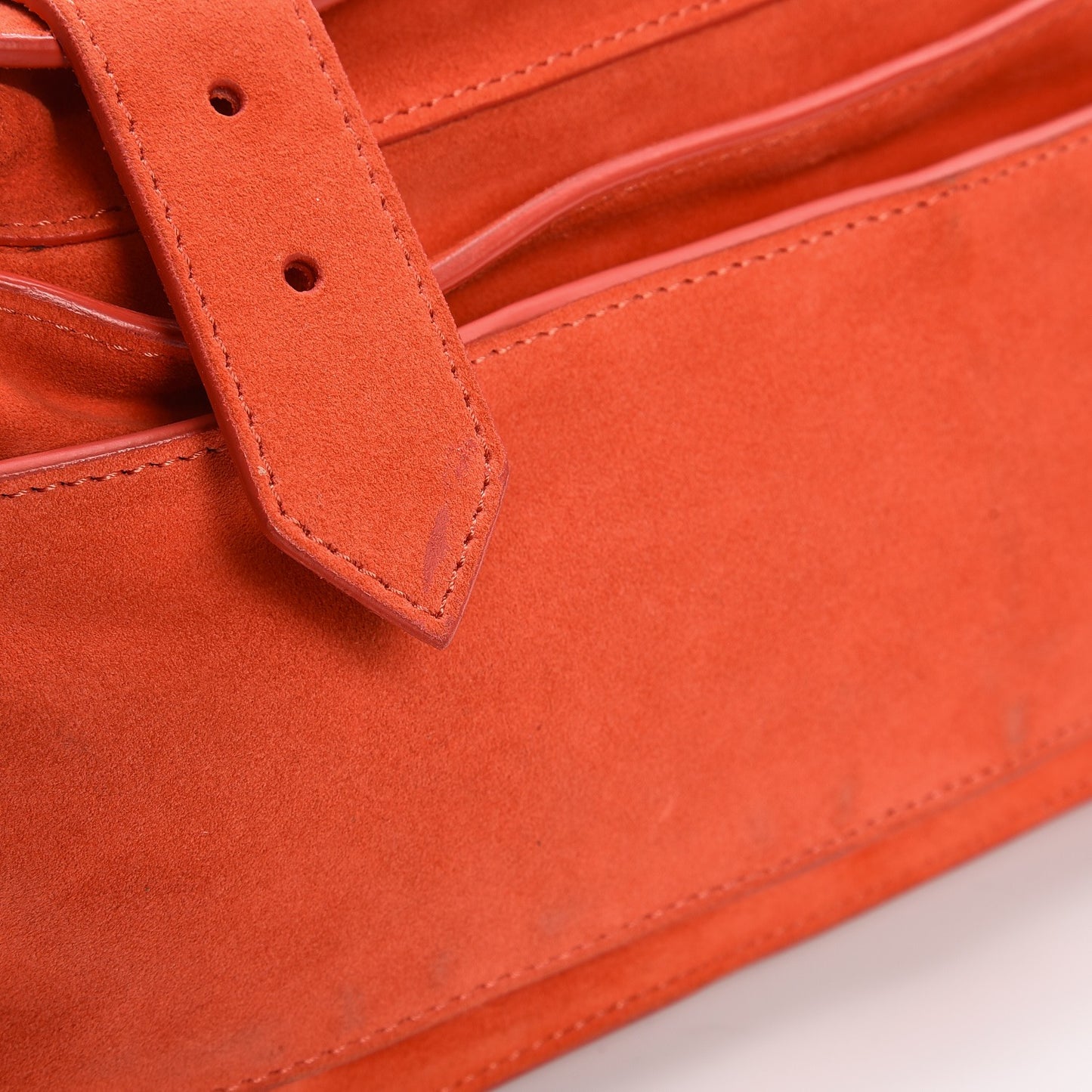 Suede PS1 Medium Satchel Orange