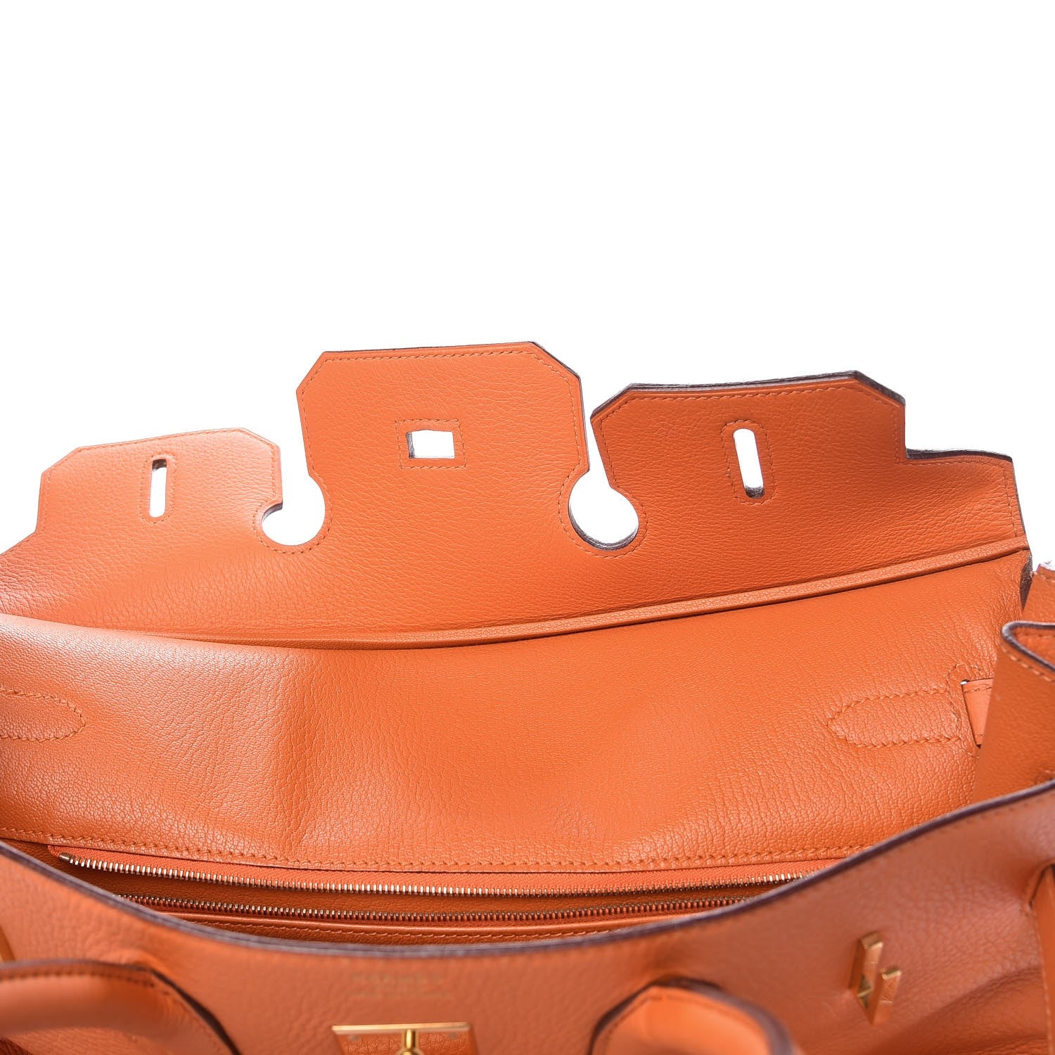 Hermes Togo Birkin 35 Orange 8 of 41